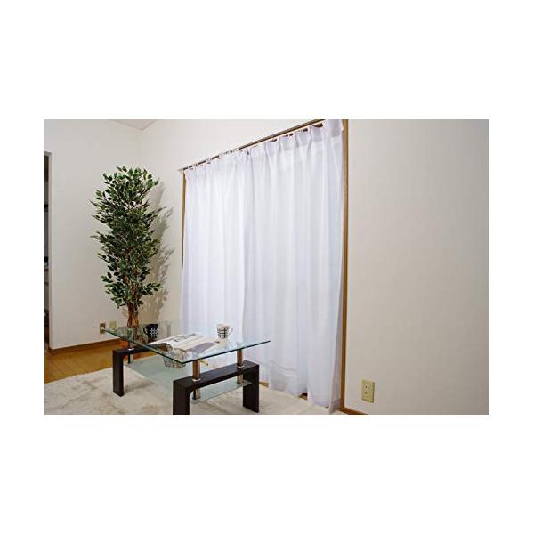 【商品概要】サイズ 幅150×丈198cm　1枚入(幅100cmは2枚組、幅150cmは1枚入)　柄 ・ストライプ(ボーダー柄)組成 本体：ポリエステル100% アジャスターフック（Aフック仕様）※取り付け済み生産国 生地：日本、縫製：日本...