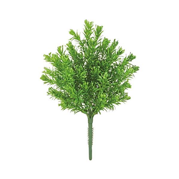 【ご購入後の当店からの連絡はご登録のメールアドレスに通知いたします。必ずご確認ください】【商品概要】全長23cm リーフ1.5cm　ポリエステル製 屋外対応商品【商品説明】ブリザードフラワーのアレンジに最適なブッシュです。雨に強いので屋外使...