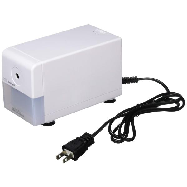他サイト： ナカバヤシ 電動 鉛筆削り スリムタイプ ホワイト DSZ-101W ピュアホワイト/スリムの商品画像