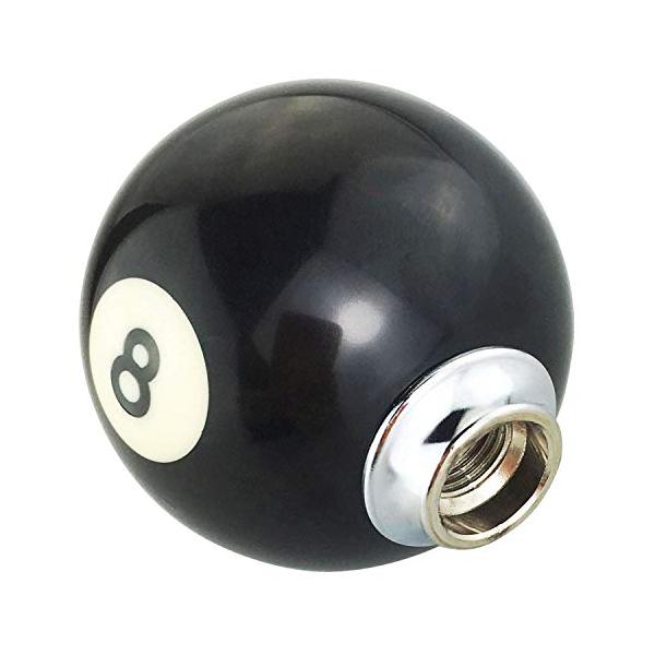 【商品概要】ユニークなスタイル：ギアスティックシフターはユニークなデザイン、樹脂黒8 ビリヤード形をしています。 ロゴはなく、独特のパーソナライズされた外観で車内を強化し、車をよりファッショナブルにします。快適な感触：シフターノブは滑らかな...