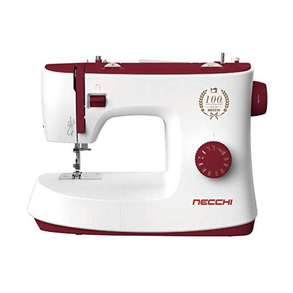 NECCHI(ネッキ) 電動ミシン フットコントローラー付き K417A 赤 : たま 