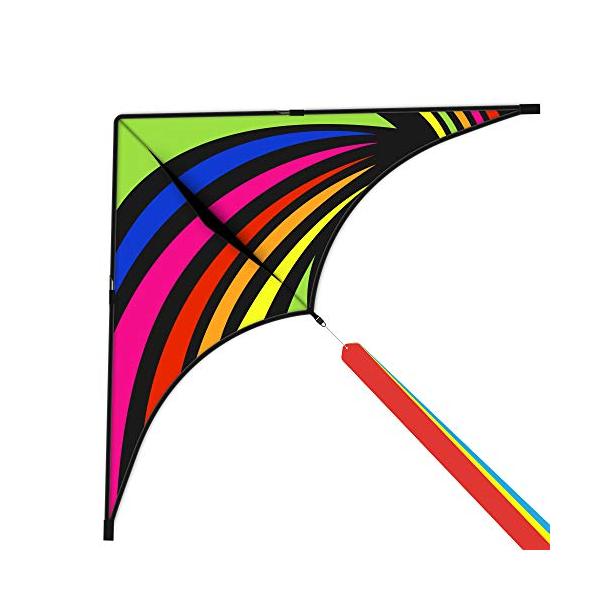 【ご購入後の当店からの連絡はご登録のメールアドレスに通知いたします。必ずご確認ください】【商品概要】【微風で揚がる】：最もシンプルでクラシックな三角形凧で、初心でも簡単に飛ばすことができます。色鮮やかで、たくさん色の組み合わせ、喜びを与えま...