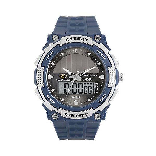 【ご購入後の当店からの連絡はご登録のメールアドレスに通知いたします。必ずご確認ください】【商品概要】ソーラーアナログ＆デジタル【商品説明】アナログとデジタルのダブル表記の腕時計、ソーラー発電で電池の補助をします。５気圧防水、ELバックライト...