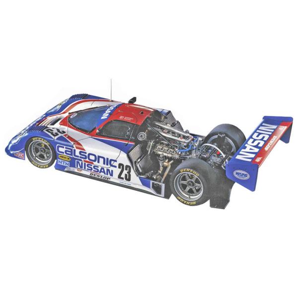 ハセガワ 1/24 カルソニック ニッサン R89C スーパーディテール