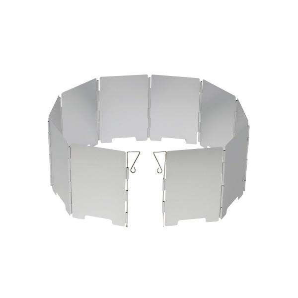 他サイト： SUNDRY(サンドリー) ウインドスクリーン S コンパクトサイズ メスティンに収納可能 防風 風除け板 アルミ製 軽量 折りたたみ式 10枚パネルの商品画像