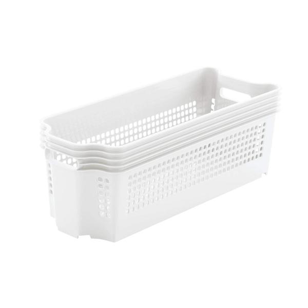 【商品概要】サイズ(約):幅19×奥行49.4×高さ17.7cm材質:ポリプロピレン製造国:日本品番:F2522【商品説明】●積み重ねられるプラスチック収納かご。●コロ付きで移動や棚などからの引き出しがラクラク。●背の低いものが入れやすい浅...