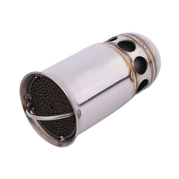 【商品概要】高い消音性能のインナーサイレンサーです。105mmと135mmの2サイズをご用意致しましたので、マフラーサイズ等によりお選びください。インナーサイレンサーは、マフラーの出口に取り付けることで、排気音量を下げることができるアイテム...