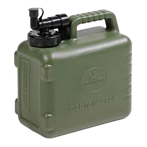 他サイト： キャプテンスタッグ(CAPTAIN STAG) ポリタンク ウォータータンク ウォータージャグ 抗菌タイプ 5L オリーブ ボルディー UE-2031の商品画像