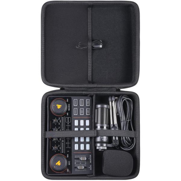 他サイト： Khanka 収納ケース 互換品 MAONO オーディオミキサー オーディオインターフェース (AU-AM200-S1)（ケースのみ）の商品画像