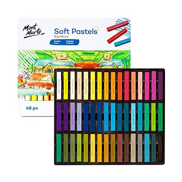 Mont Marteソフトパステル 48点 ソフトカラーチョーク48種類の