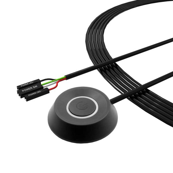 【商品概要】★ 外部デスクトップPC電源スイッチ:長いケーブル付きの電源ボタンを使用して、部屋の快適な場所からコンピューターを制御します。 手の届きにくい場所にあるコンピュータでも、この電源ボタンでPCタワーの電源スイッチのオン/オフがはる...