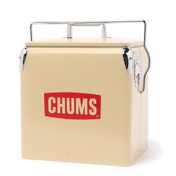 チャムス (CHUMS) スチールクーラーボックス ベージュ 12L CH62-1803