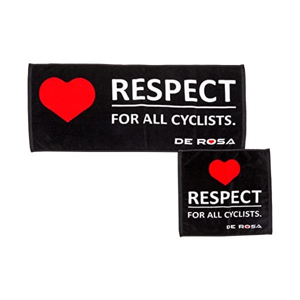 DE ROSA apparel(デローザ) HAND+FACE TOWEL SET RESPECT 小