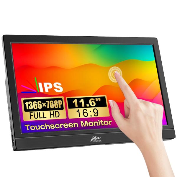 11.6インチ タッチ モバイルモニター Kenowa モバイルディスプレイ 超