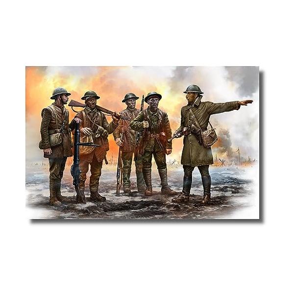 マスターボックス 1/35 イギリス 歩兵部隊5体 ソンム戦1916年第一次