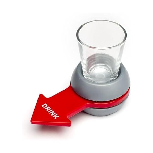 [カロカック] ショットグラスルーレット ロシアンルーレット ショットグラス パーティ ゲーム 飲み会 spin the shot 軽量 罰ゲーム シ