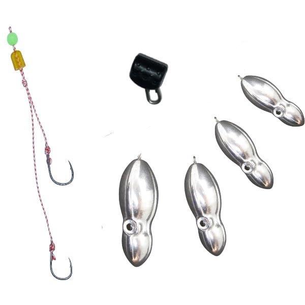 タイラバタングステンタイラバタングステン ピーナッツStyle 商品名 専用フック 号数違い2段差+専用スライドパーツ + 爆速TG80g100g12
