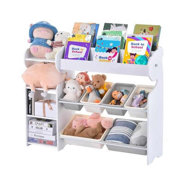 ひだまり様　おもちゃ棚 Kennkari おもちゃ収納ラック 子供用 おもちゃ箱 おもちゃ棚 キッズ