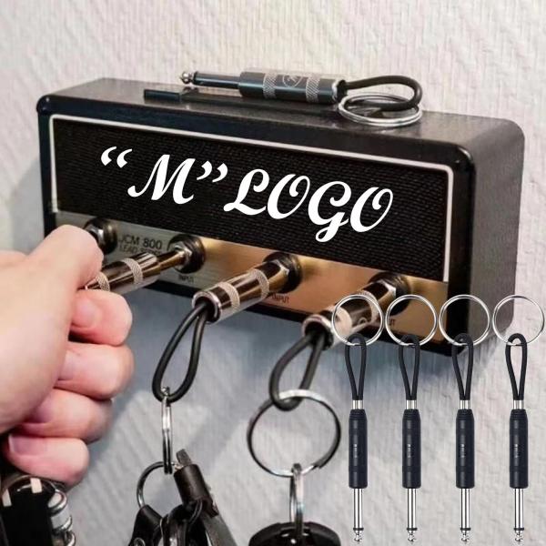 【商品概要】【マーシャル キー ハンガー】ギターアンプ型ホルダーは、"M"LOGOデザイン、利便性最高！出かける時にささっと抜き、帰ったらさす！めっちゃ可愛い！帰ってからマーシャルのヘッドのジャックに刺す度にギターモードになってます。ギター...