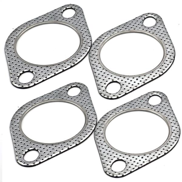 LEXOR マフラー ガスケット フランジ 車 バイク φ60mm 排気ガスケット 排気管接続 グラファイトラミネート 高温耐性 Φ60mm 4枚セッ