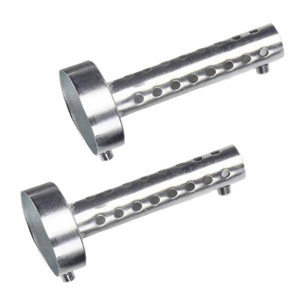 Alpha Depot インナーサイレンサー インナーバッフル 汎用 消音器 バイク マフラー (ロング, 60mm x 2個)