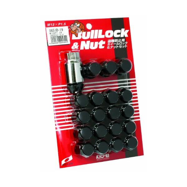 他サイト： KYO-EI   協永産業   Bull Lock   袋タイプ 19HEX   M12 x P1.5 アルミ 5H車用   個数:20Pの商品画像
