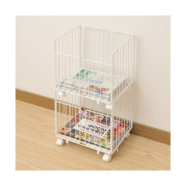 新聞ストッカー(ホワイト)ホワイト/2個 (x 1)/RSR-2C(WH)・Style:新聞ストッカー(ホワイト)・パッケージ個数:1・本体サイズ:幅32×奥行25×高さ65cm・重量:3.5kg・材質:スチール(粉体塗装)・原産国:中国・...