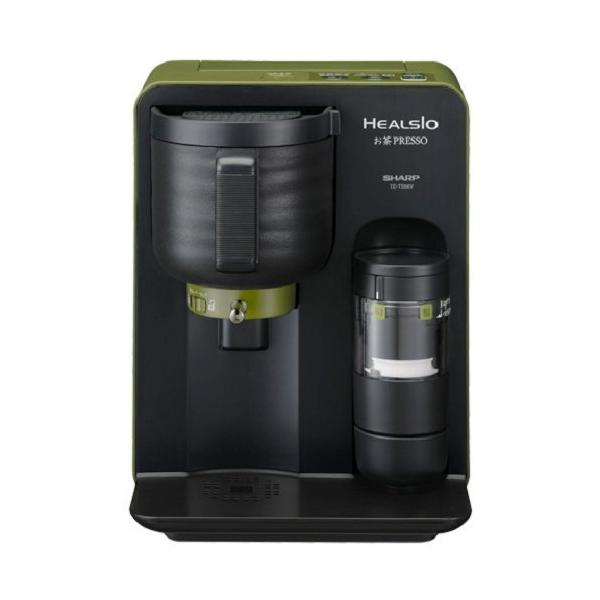 シャープ ヘルシオHEALSIO お茶プレッソ 湯ざまし機能付き グリーン TETS56VG