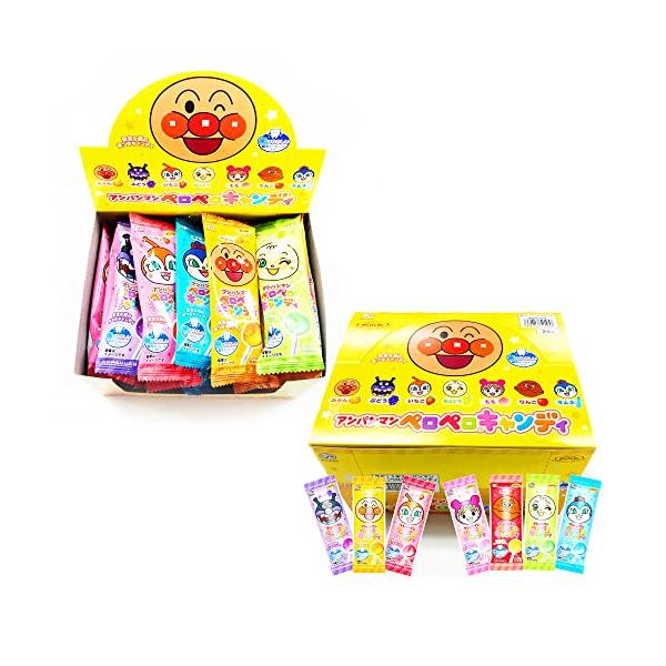 キャンディ50個入りアソート/50個 (x 1)/-・Style:キャンディ50個入り・アンパンマンの顔型の棒つきキャンディ・お茶から抽出した緑茶ポリフェノールを使用・25本×2パックの計50本
