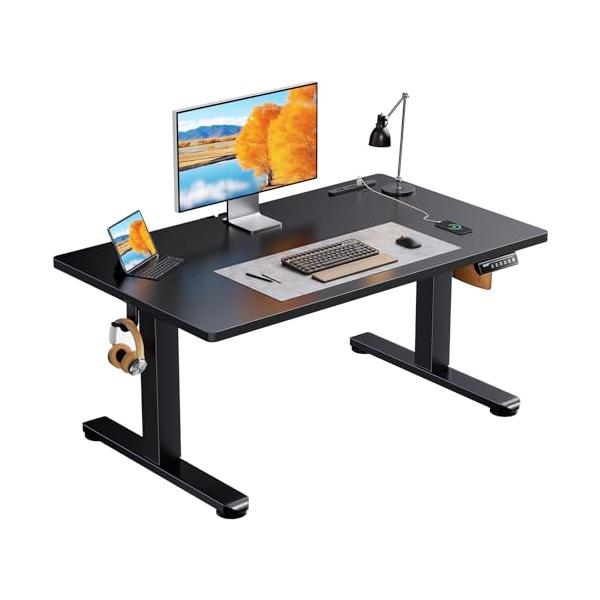 ErGear 電動昇降式デスク ロータイプ 高さ48-72cm コンセント&USB