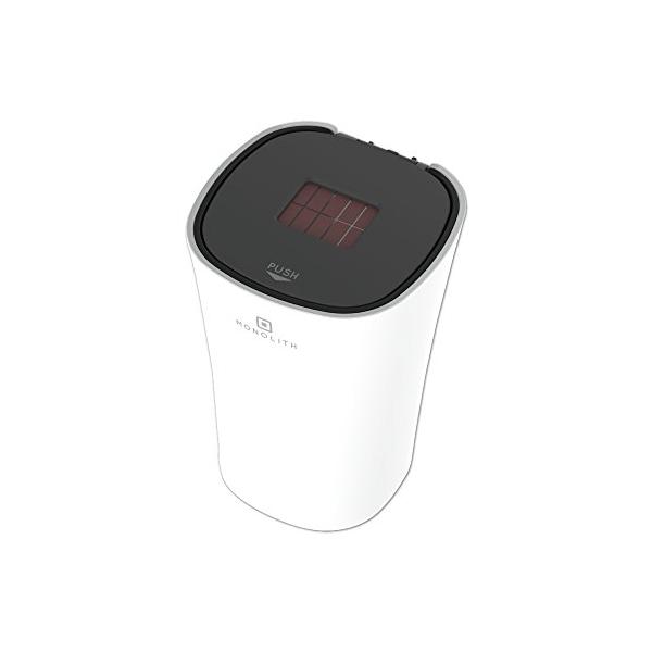 他サイト： ペルシード 車内用品 灰皿 シンプルソーラーアッシュトレイ ドリンクホルダー型 ホワイト LED付 DA-1509 Pellucidの商品画像