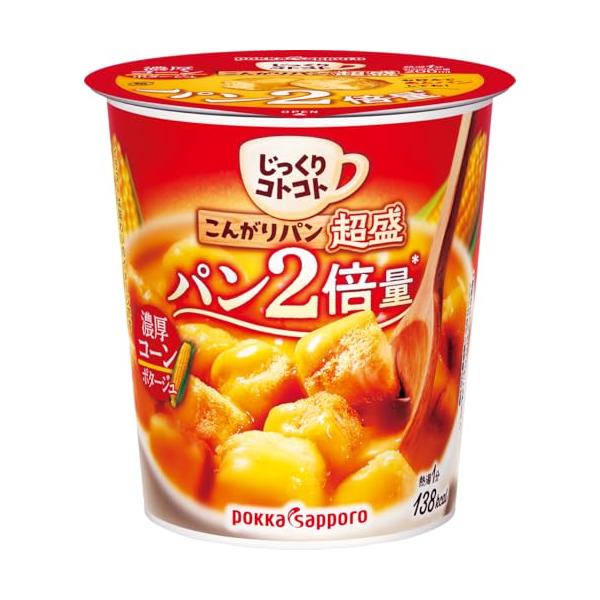 他サイト： じっくりコトコト こんがりパン超盛 濃厚コーンポタージュカップ × 6個の商品画像