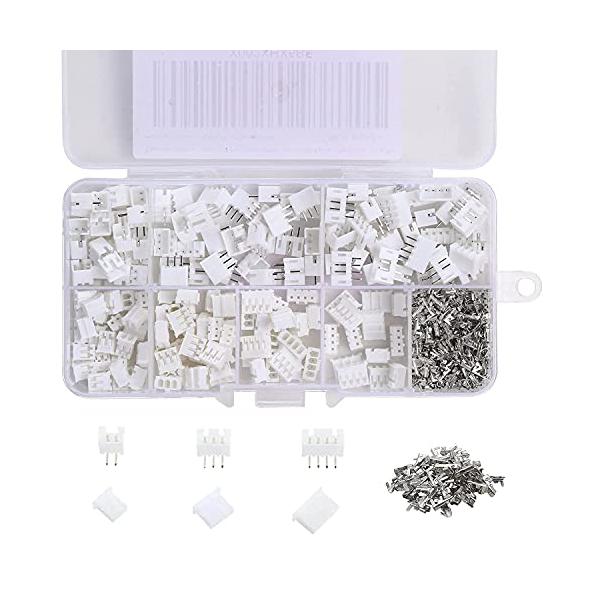 450・・Style:450・製品名：450個2.0mmピッチJST-PHコネクタセット・コネクタセット内容：ピンヘッダー（オス）2 P×30個 | 3 P×30個 | 4 P×30個 、ハウジング（メス）2 P×30個 | 3 P×30個...