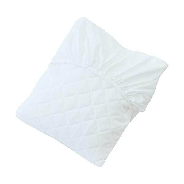 他サイト： サンデシカ SANDESICA トリプルフィットシーツ | 防水・キルト・シーツの1枚3役 ベビー ミニ布団用(60×90cm)ホワイト 220の商品画像