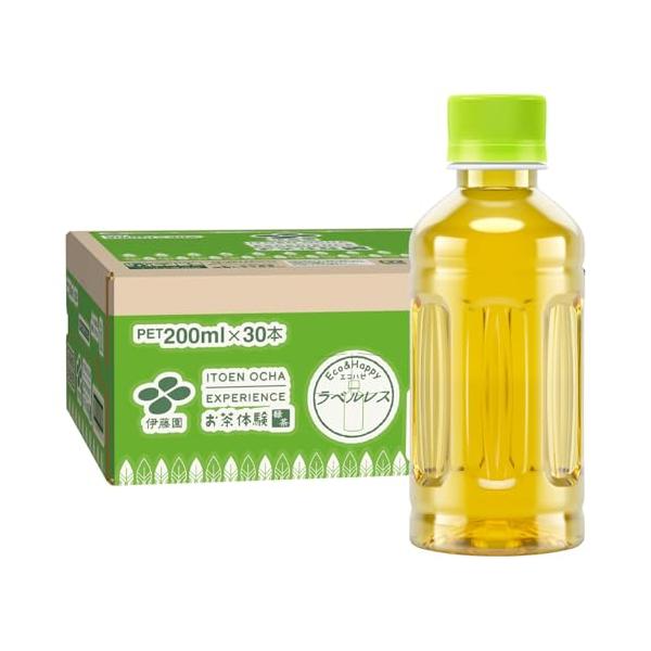 伊藤園 ラベルレス お茶体験 200ml ×30本