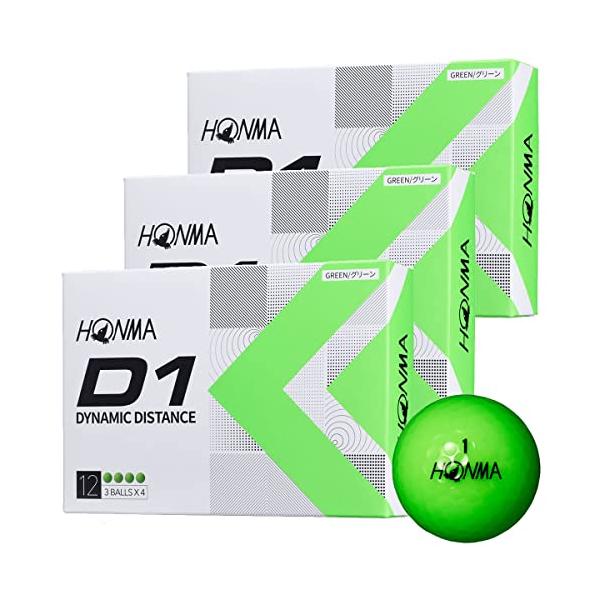 他サイト： 3ダースセット ホンマ ゴルフ ボール D1 D-1 BT2201 まとめ買い 2ピース ソフト アイオノマー 飛び系 飛距離 ディスタンス ゴの商品画像