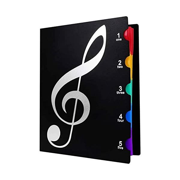 他サイト： fogman 音楽ファイル 楽譜ファイル 楽譜ケース 楽譜いれ 楽譜入れファイル レッスンファイル A4 黒 吹奏楽 書き込みできる (20枚収の商品画像