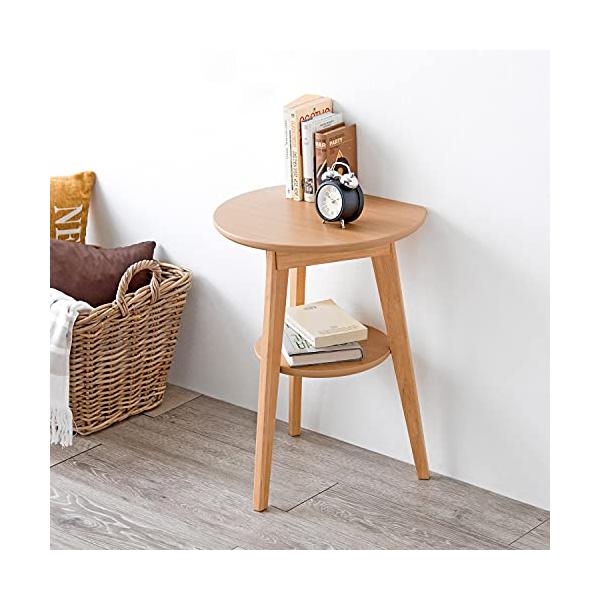 モダンナチュラル/丸型/VT-7972NA・Color:ナチュラルSize:丸型・パッケージ個数:1・本体サイズ:(約)幅40×奥行34×高さ54cm・壁付けできる省スペースデザイン壁にピッタリつけれるように設計されているので無駄なスペース...