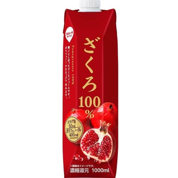 他サイト： スジャータ めいらく ざくろ100％ ジュース 1000ml×6本の商品画像