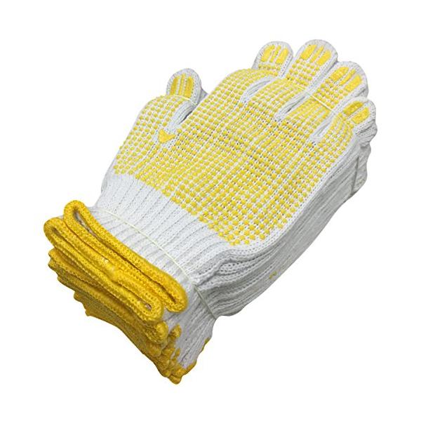 他サイト： [ACE] すべり止め軍手 フリーサイズ 12双入 イエロー AG370の商品画像