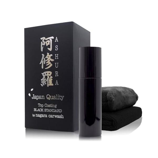 他サイト： ながら洗車 阿修羅『車好きを唸らせたコーティング剤 』 BLACK STANDARD 最高級の艶と弾きを コーティング剤 車 アシュラ滑水性高級の商品画像