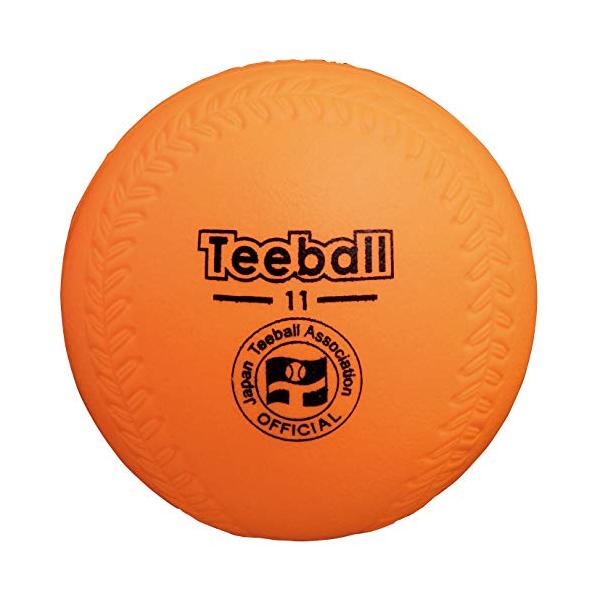 ・オレンジ  JTA-KT11OR・NPO法人日本ティーボール協会公認品・重量:約70g・直径:約8.5cm(11インチ)・材質:ポリウレタン・色:オレンジ