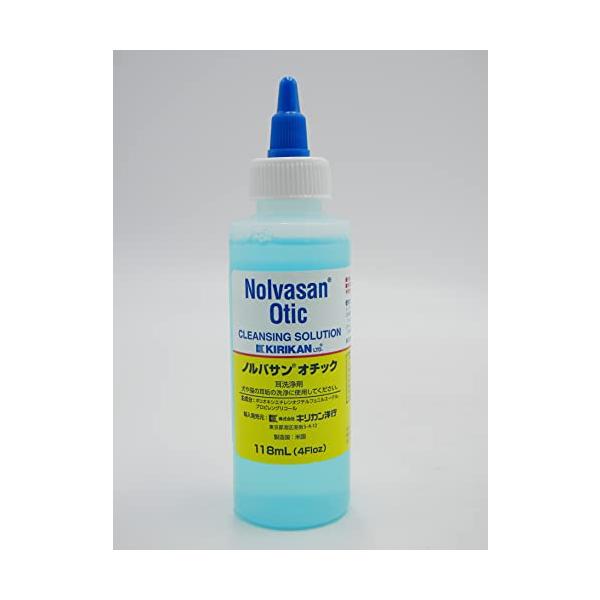 ・ 118ml 300221・本体サイズ(幅X奥行X高さ):4×4×15cm・本体重量:0.134kg・原産国:アメリカ合衆国・犬や猫の耳垢の洗浄に使用してください・鼓膜に傷があると思われる場合も使用しないでください
