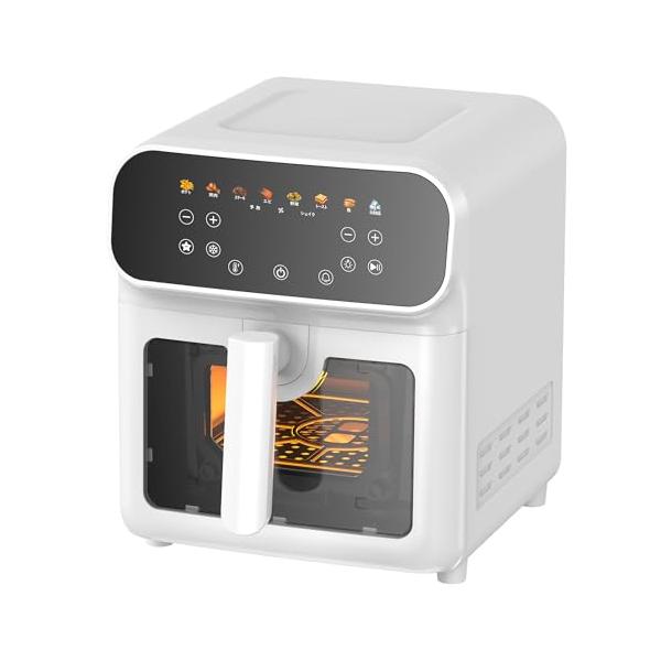 ホワイト/-/F60・Color:ホワイト・家族向けの大容量6.2Lの大容量ノンフライヤーと使いやすさは、2?6人家族向けに設計されています。まるいバスケットと比較して、長方形のバスケットのデザインは、より多くの食材をより的に閉じ込めること...