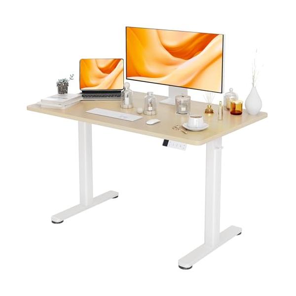 他サイト： Claiks 昇降デスク 電動 スタンディングデスク 昇降式 テーブル 幅120cm*奥行き60cm テレワーク オフィスデスク 在宅ワーク パの商品画像