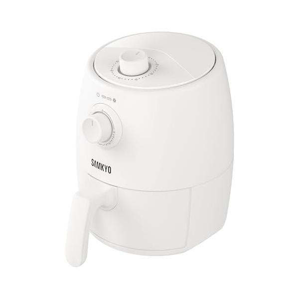 ホワイト/本体/-・Color:ホワイト・コンパクト・1台6役 ・1〜2人暮らしに最適な2L超軽量・小型サイズ。縦・横・高さが20*20*26cmと、A4用紙より小さい場所を取らずに簡単に収納できます。 ・エアフライヤーは単なる揚げ物だけで...