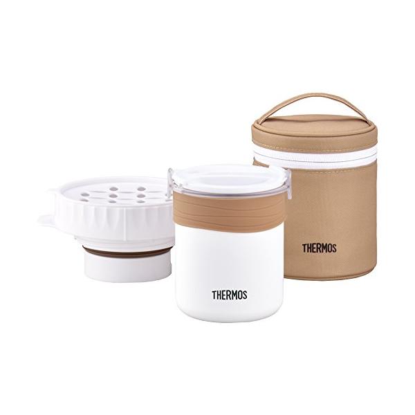 他サイト： サーモス ごはんが炊ける弁当箱 約0.7合 ホワイト JBS-360 WHの商品画像