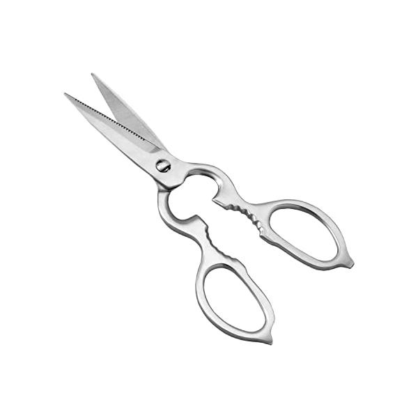 ノーマル刃・シルバー  390433・・Style:ノーマル刃・つなぎ目のないオールステンレスのキッチンばさみ！・分解・煮沸消毒可能で衛生的！・食品の下ごしらえや料理の切り分けなどに便利！・栓抜き、ペットボトルや瓶のフタ開け、缶のフタ開けも...