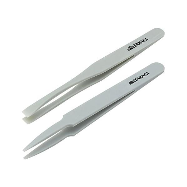 他サイト： 高儀(Takagi) ファイバーピンセット 2本組 TZ-70の商品画像