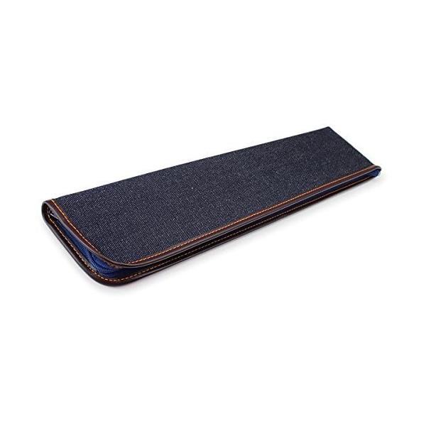 パッケージ個数:1・23桁そろばんケースデニム生地 青 NF3701